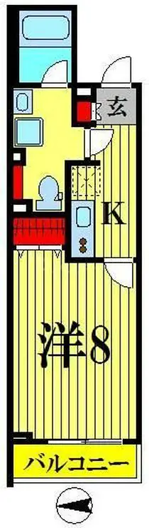 ブライズ亀戸ドゥエ 4階階 間取り