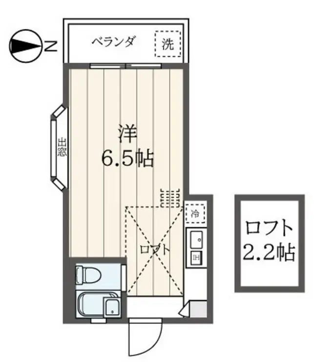 ケータス永福 1階階 間取り