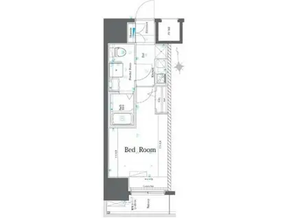 AZEST西川口(1K/2階)の間取り写真
