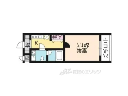 G-STAGE京都四条大宮(1K/4階)の間取り写真