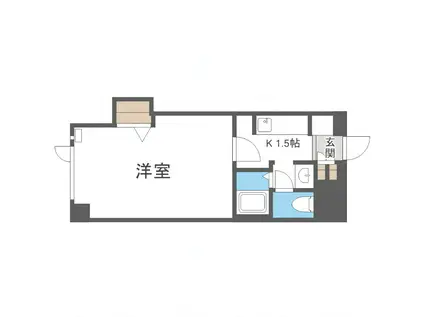 朝日プラザ栄通(1K/6階)の間取り写真