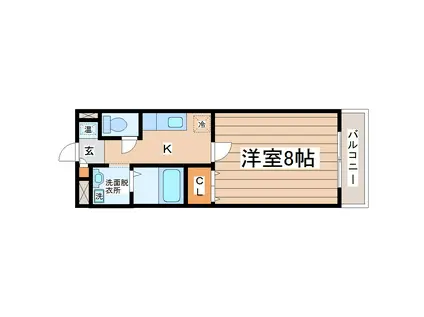 NOBLEHILLS(1K/5階)の間取り写真