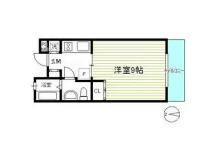 ATRIUM・T ANNEX(1K/2階)の間取り写真