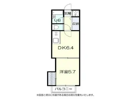 KS HOUSE(1DK/2階)の間取り写真
