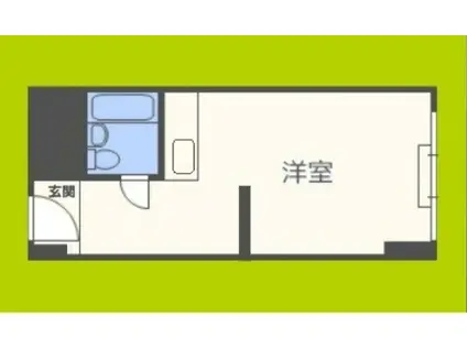 新大阪コーポビアネーズ(ワンルーム/10階)の間取り写真