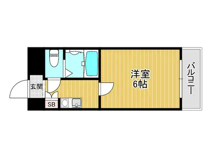 オズレジデンス関目(1K/2階)の間取り写真