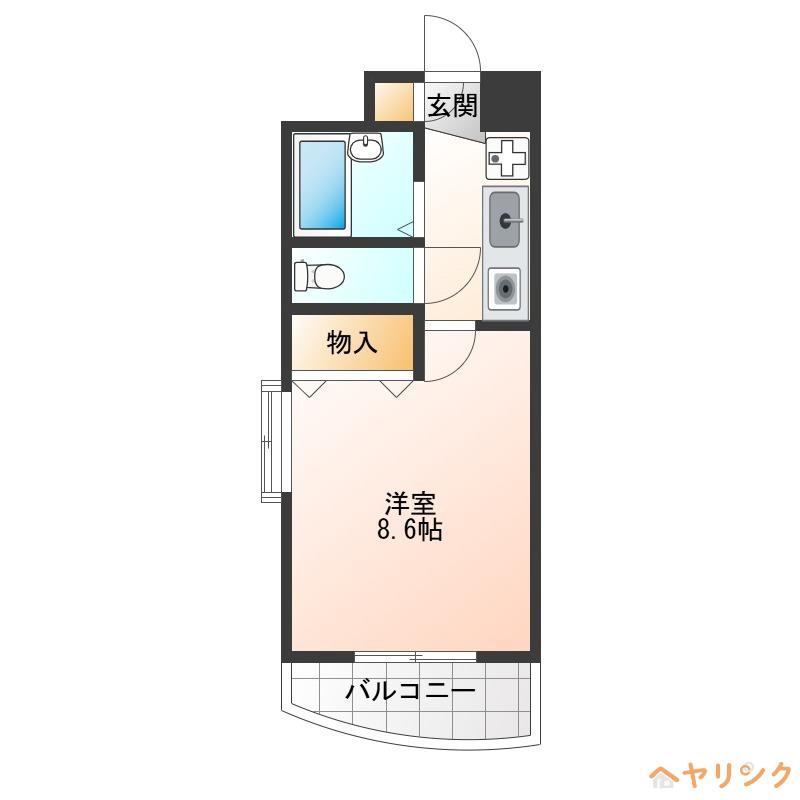 シティライフ本郷(1K/4階)の間取り写真