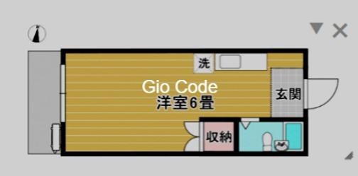 シャインハイム獨協大学前(ワンルーム/3階)の間取り写真