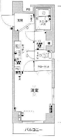 スカイコート本郷東大前壱番館(1K/2階)の間取り写真
