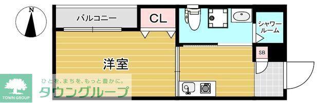 グレイス(1K/3階)の間取り写真