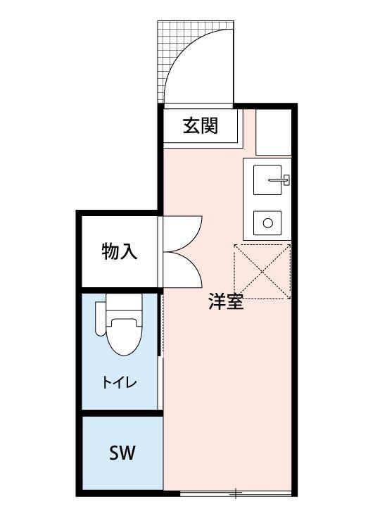 サークルハウス京成小岩(ワンルーム/1階)の間取り写真