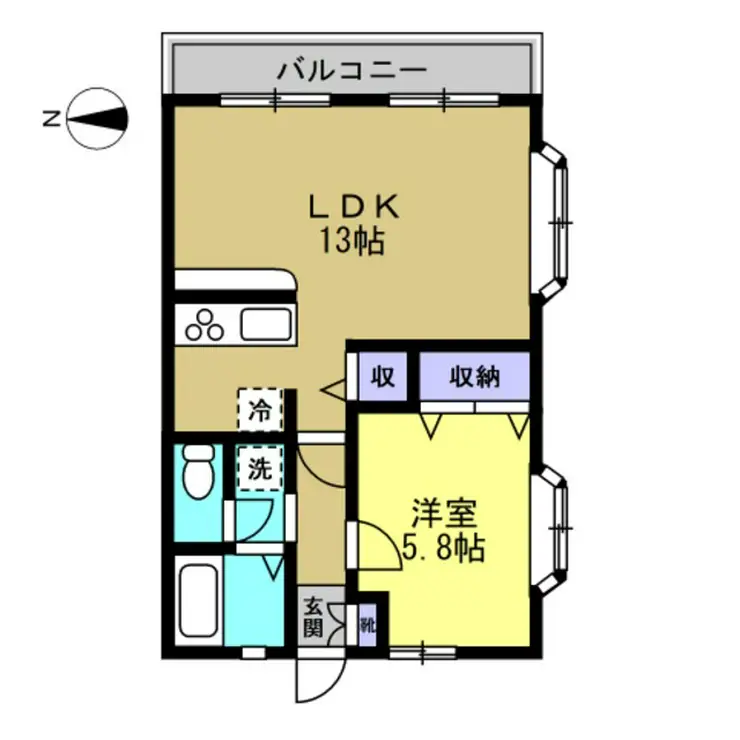 グランドールBO 1階階 間取り