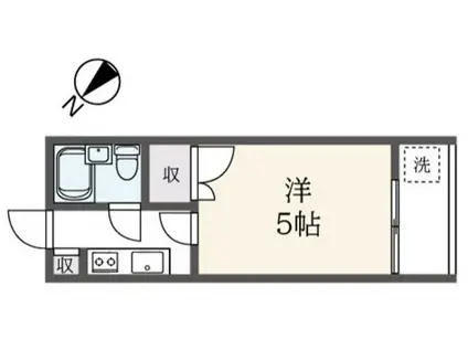 和泉パレス(1K/1階)の間取り写真