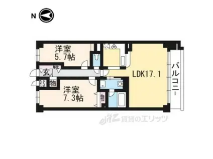 I.HOUSE02(2LDK/3階)の間取り写真