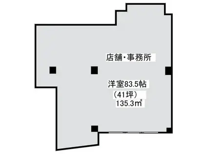 グランドゥール登戸(ワンルーム/1階)の間取り写真