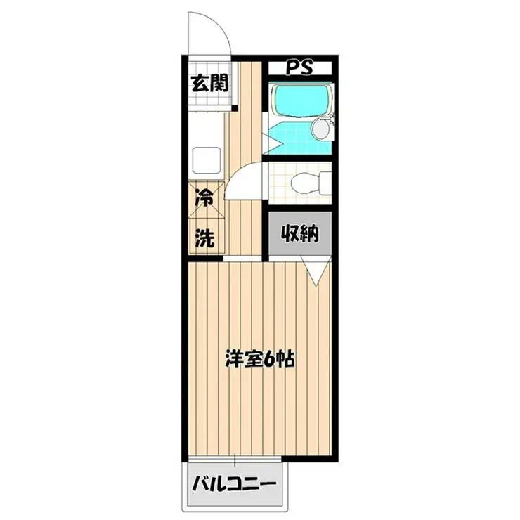 アモーネ内田 2階階 間取り