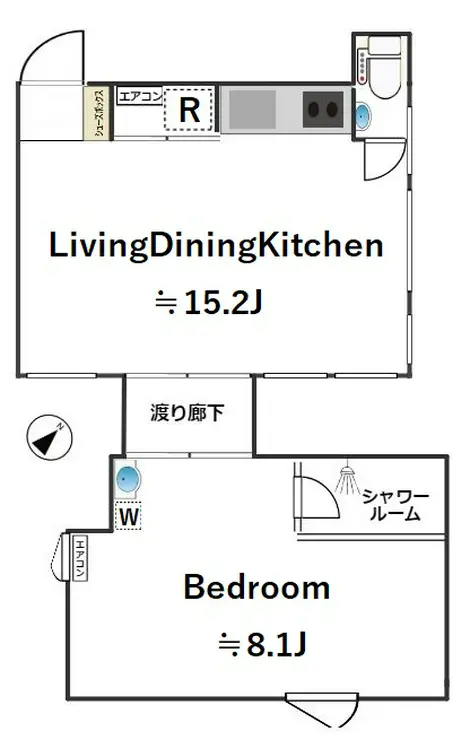 イソラ中目黒 2階階 間取り