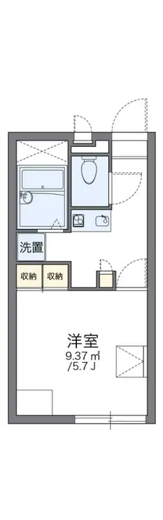 レオパレス河内ウエハラ 2階階 間取り