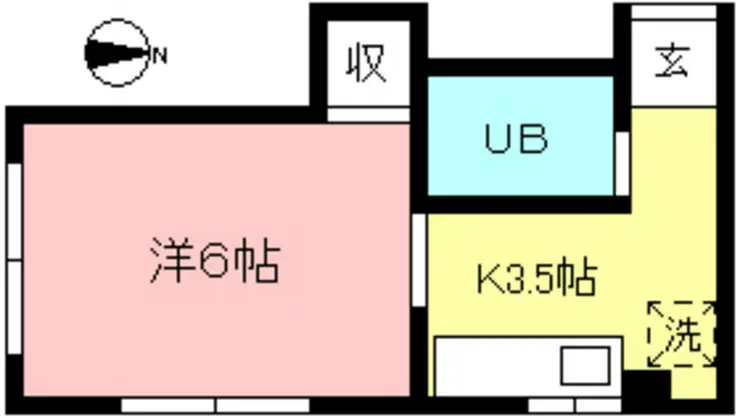 サンハイム 1階階 間取り