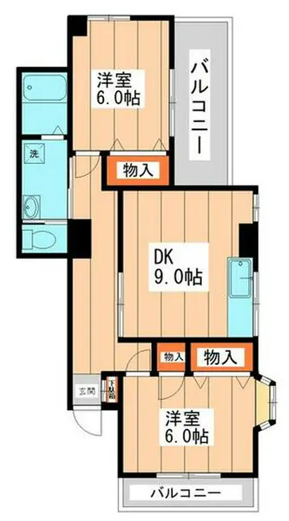 安井ビル 4階階 間取り