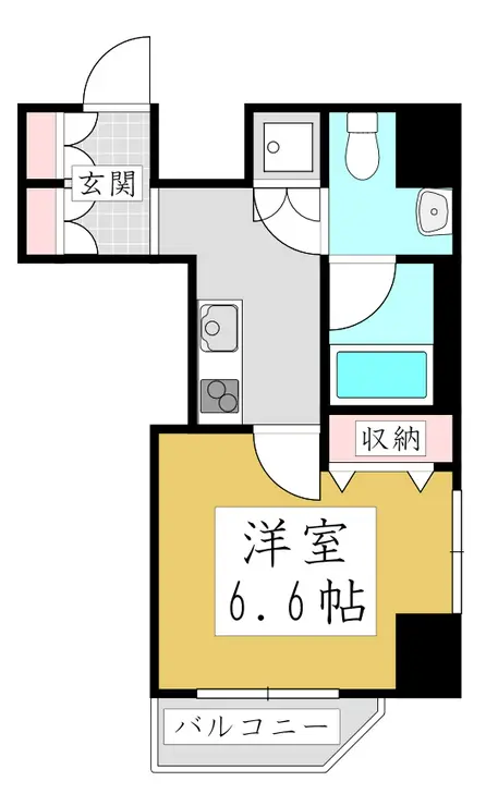スパシエ トラッド 川口 4階階 間取り