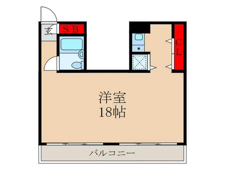 シャローム東中野 2階階 間取り