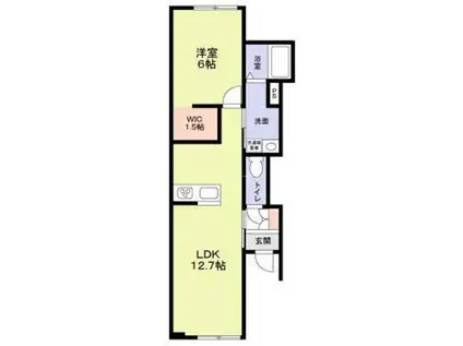 豊島区高松3丁目計画(1LDK/1階)の間取り写真