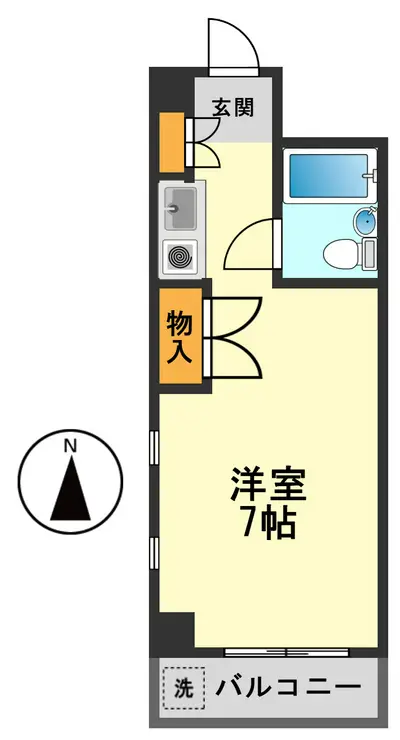 ウエスト北小岩 3階階 間取り