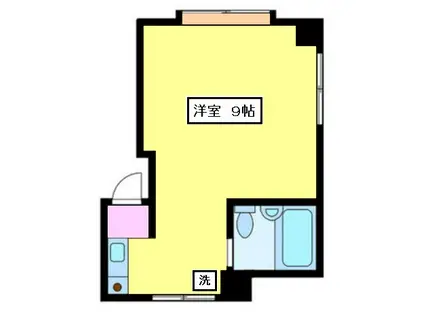 シェルハウス駒込(ワンルーム/4階)の間取り写真