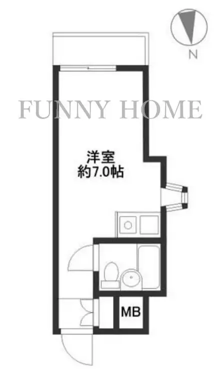 ハイシティ三軒茶屋第2 5階階 間取り