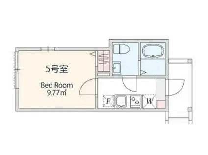 アザーレ・ルクス日吉本町(1K/2階)の間取り写真