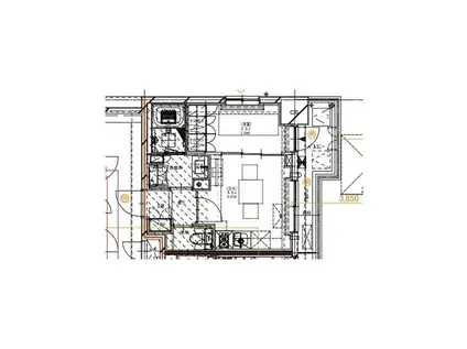 ES-GRANDE木場公園(1DK/2階)の間取り写真