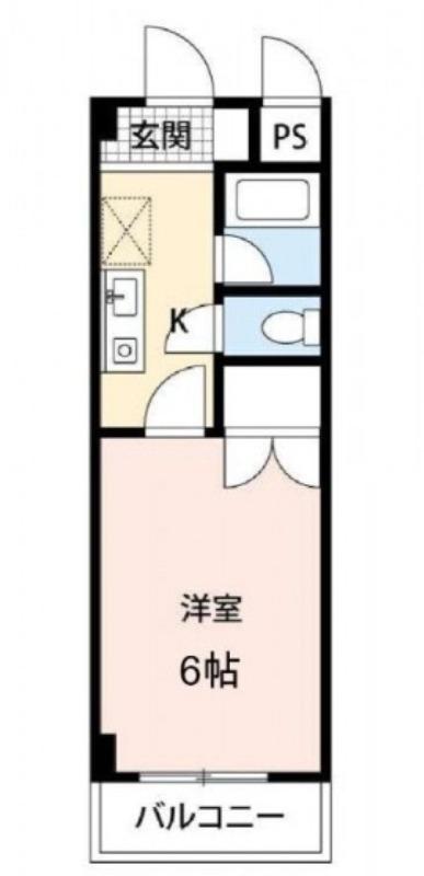 ルイ・シャトレ所沢(1K/3階)の間取り写真