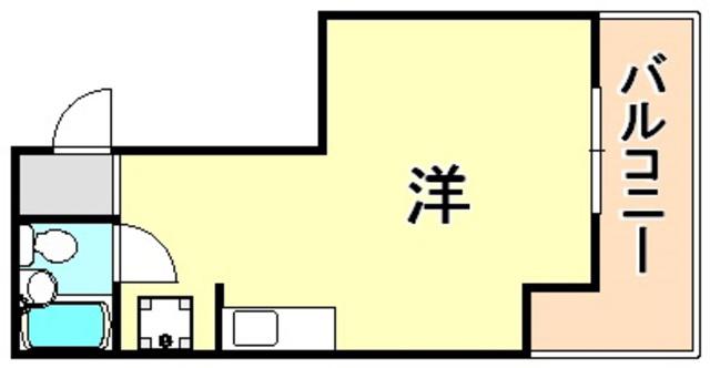 NEOダイキョー神戸元町(ワンルーム/10階)の間取り写真