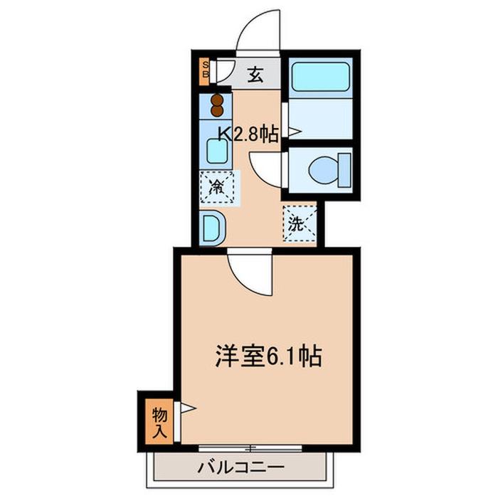プレジオ南大塚(1K/3階)の間取り写真
