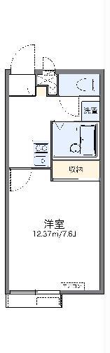 レオパレスKAKIZAWA(1K/2階)の間取り写真