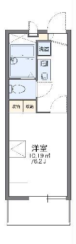 レオパレス長橋タウン(1K/2階)の間取り写真