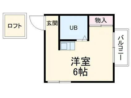 メゾン・ド・KS(ワンルーム/2階)の間取り写真