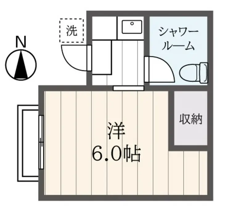 山本ハイツ 1階階 間取り