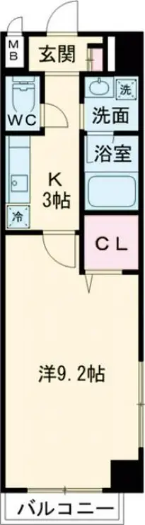 ソシア西葛西 8階階 間取り