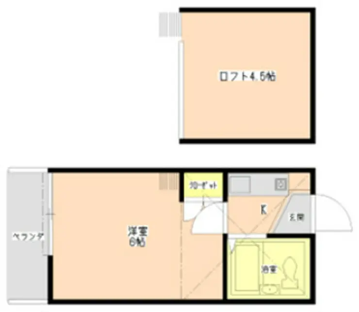 カトレアハウス 1階階 間取り