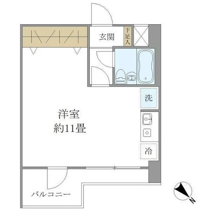 プラス・ワン横浜 2階階 間取り