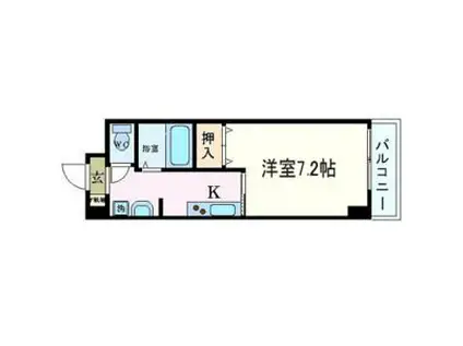 GP栄本町通(1K/2階)の間取り写真