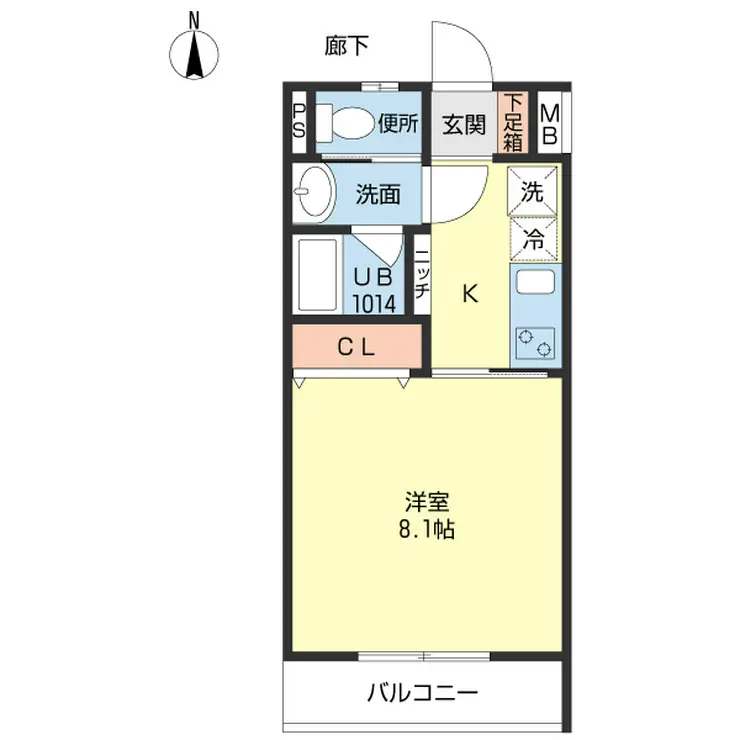 アルーカスFH 1階階 間取り