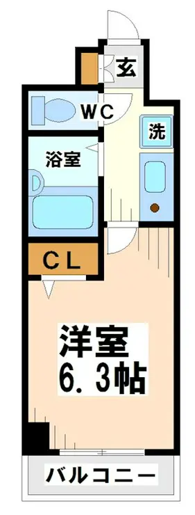 菱和パレス明大前壱番館 7階階 間取り