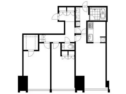 ラ・トゥール新宿グランド(2LDK/16階)の間取り写真