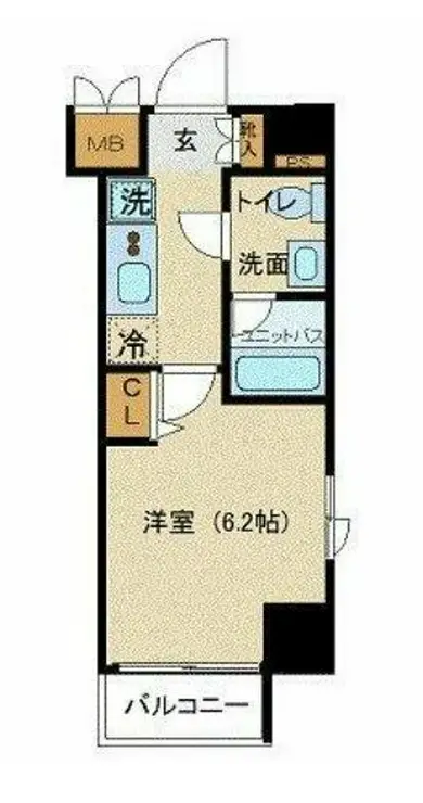 プレール・ドゥーク早稲田II 5階階 間取り