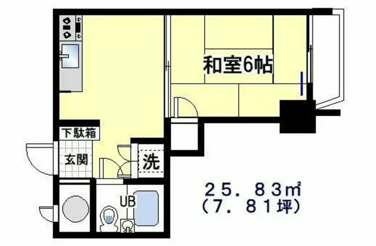 巣鴨陽光ハイツ 4階階 間取り