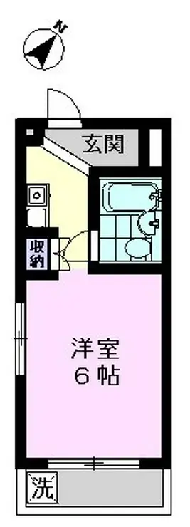 ジュネパレス柏第14 1階階 間取り