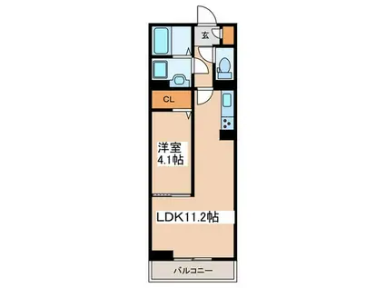 コンフォール東橋本2丁目(1LDK/2階)の間取り写真
